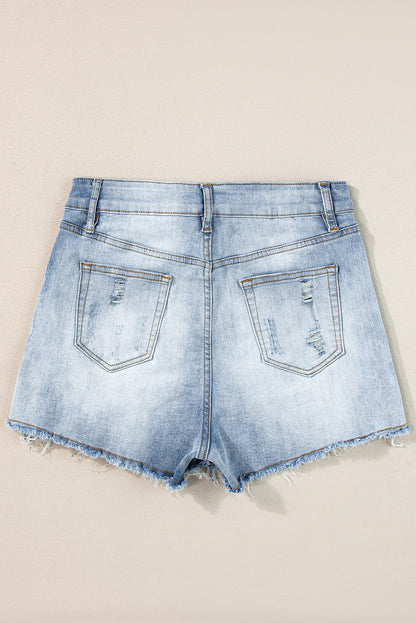 The Anna Raw Edge Jean Shorts