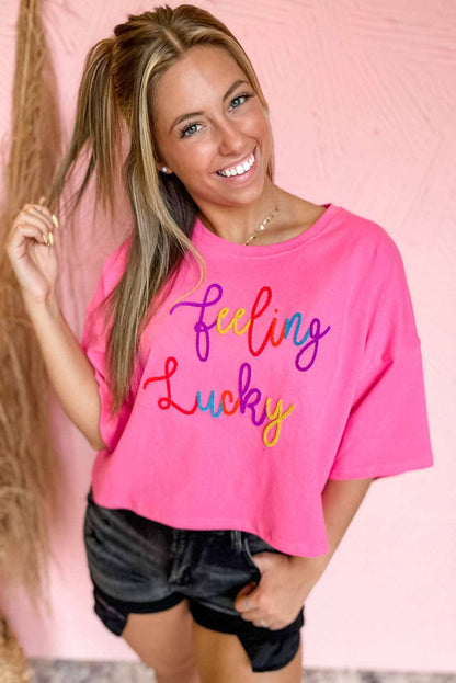 Feeling The Luck Drop Sleeve T-Shirt