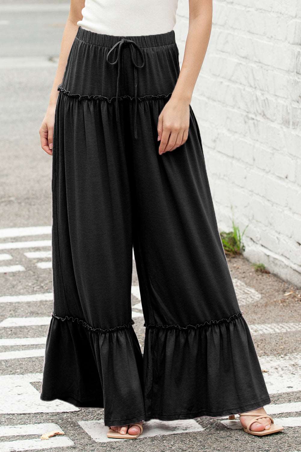 Watching The Sunset High Waist Wide Leg Pants