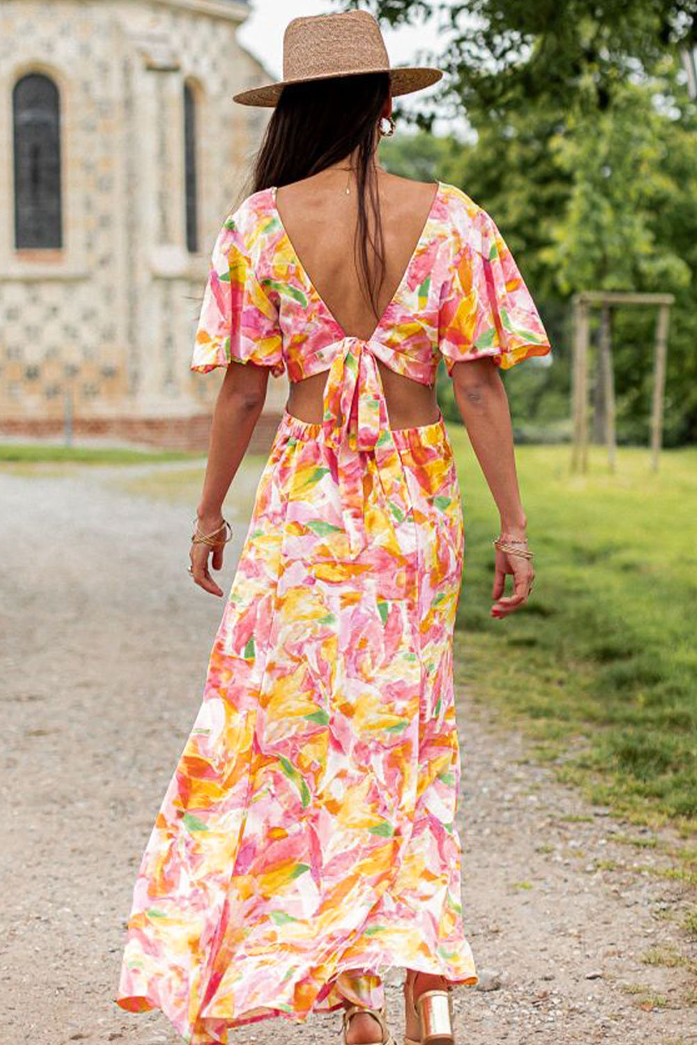 Go For It Floral Maxi Dress