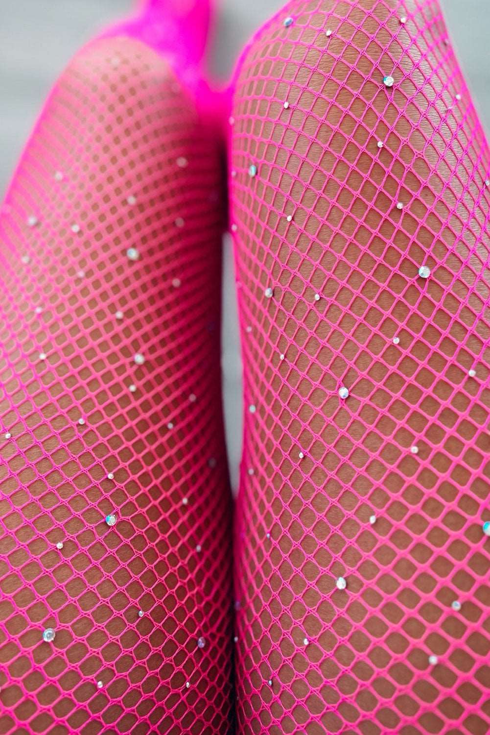 Rhinestone Fishnet Pantyhose