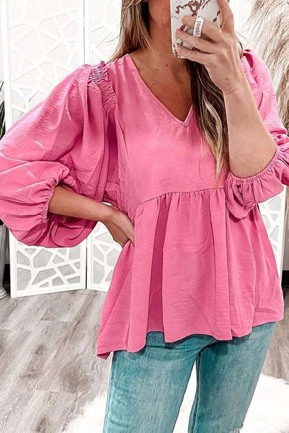 Fell In Love Babydoll Blouse