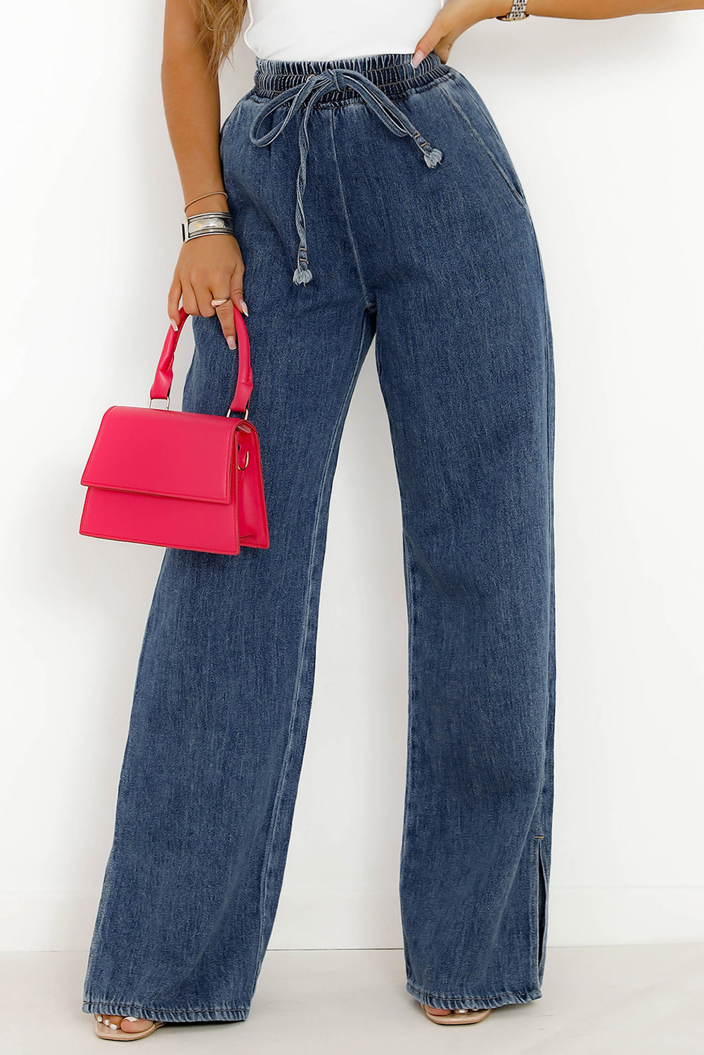 The Serena High Waist Wide Leg Jeans