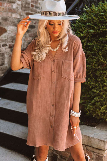 Stay Sassy Shirt Dress