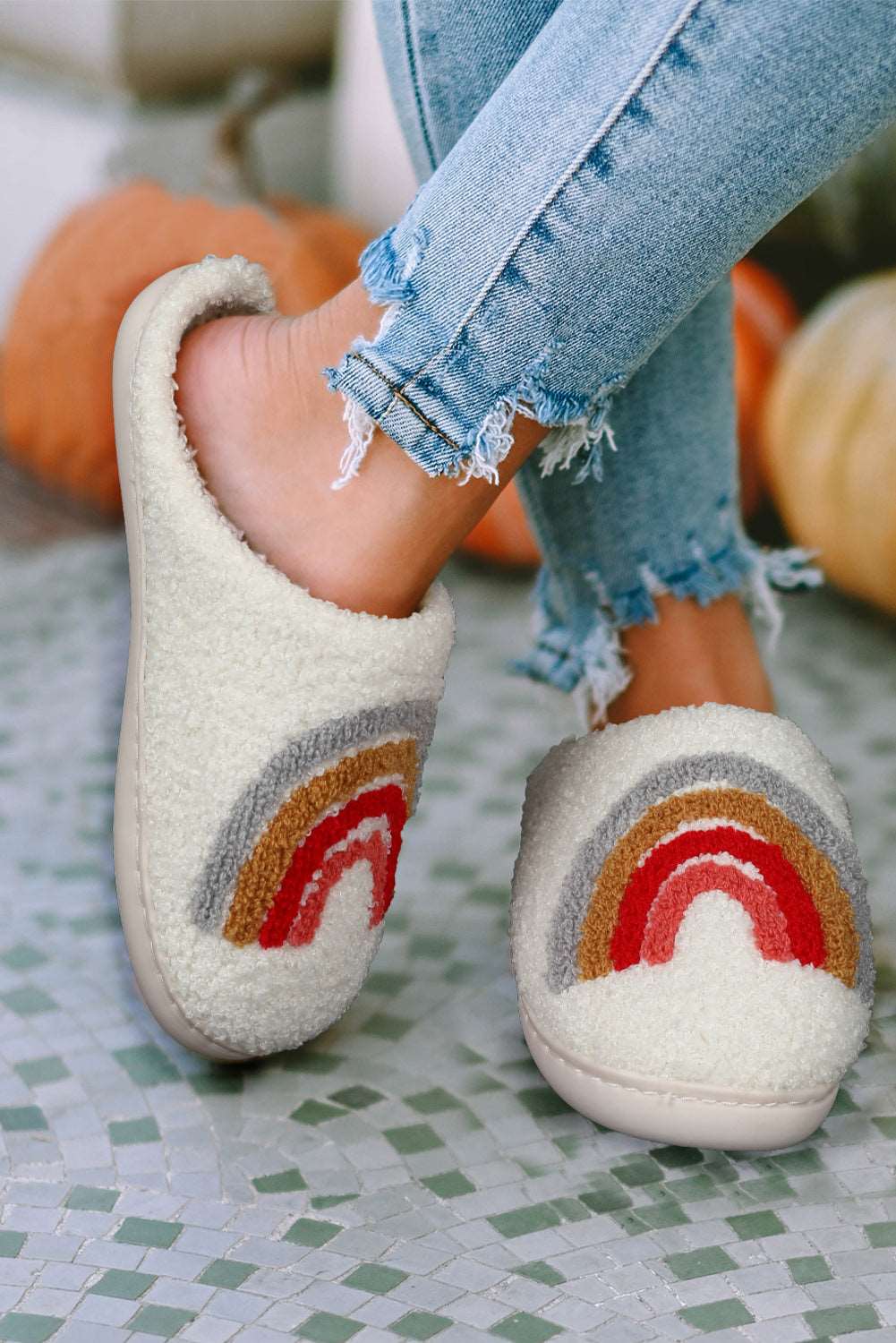 Rainbow Slippers