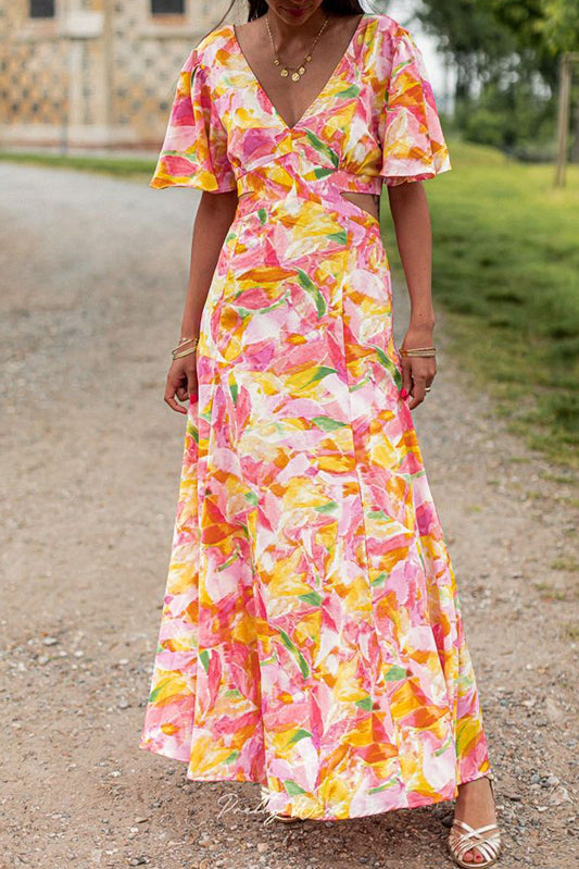 Go For It Floral Maxi Dress