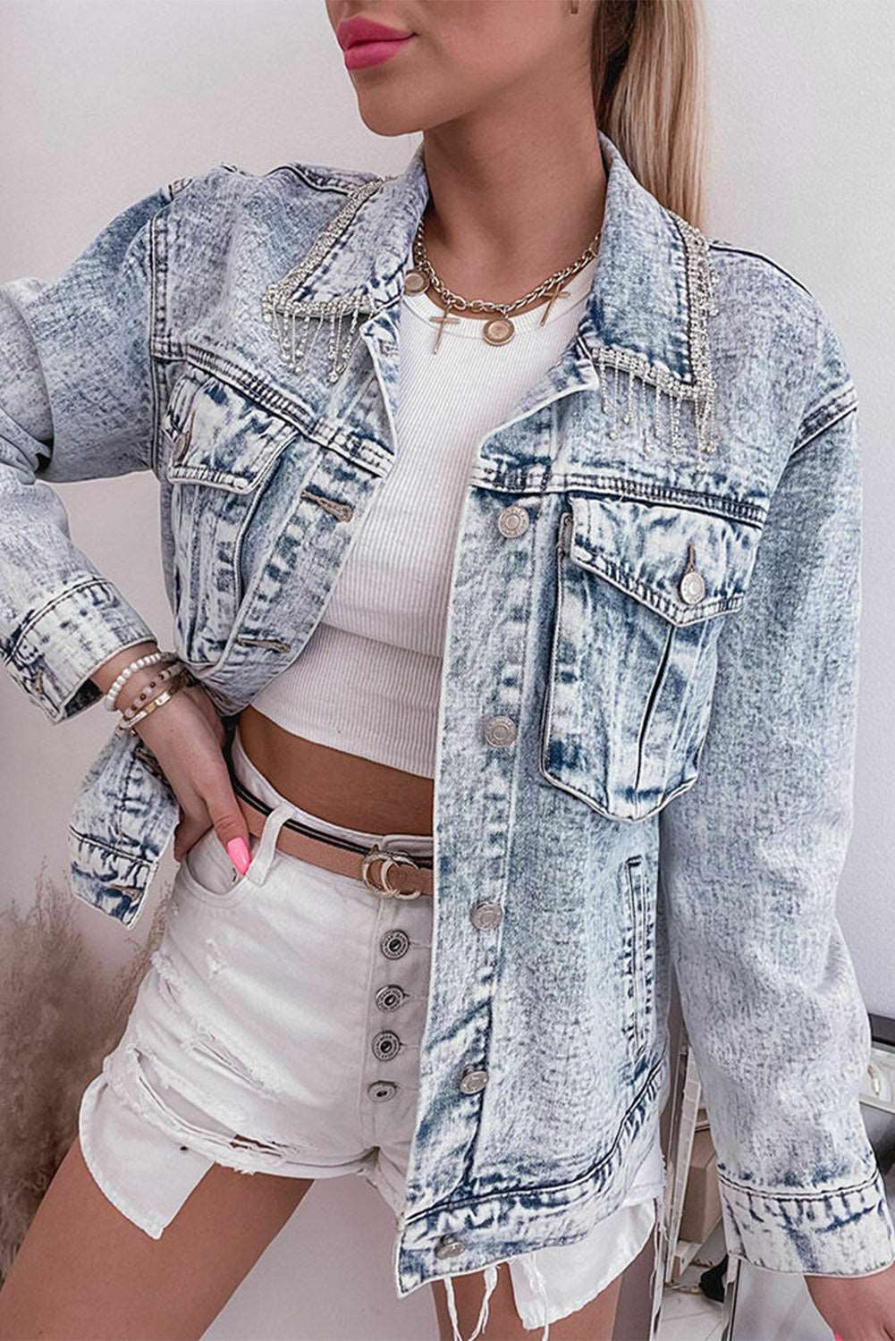 Taking On The City Denim Jacket