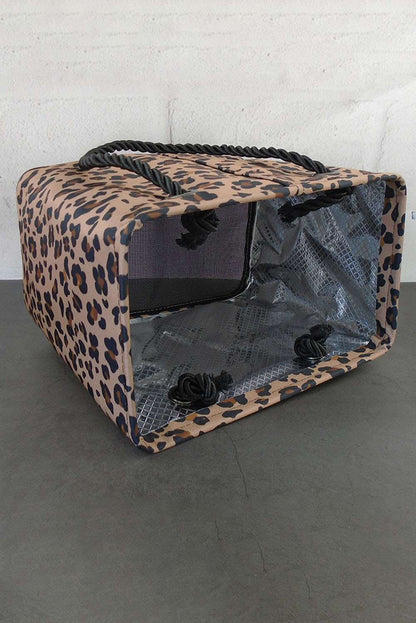 Leopard Canvas Tote