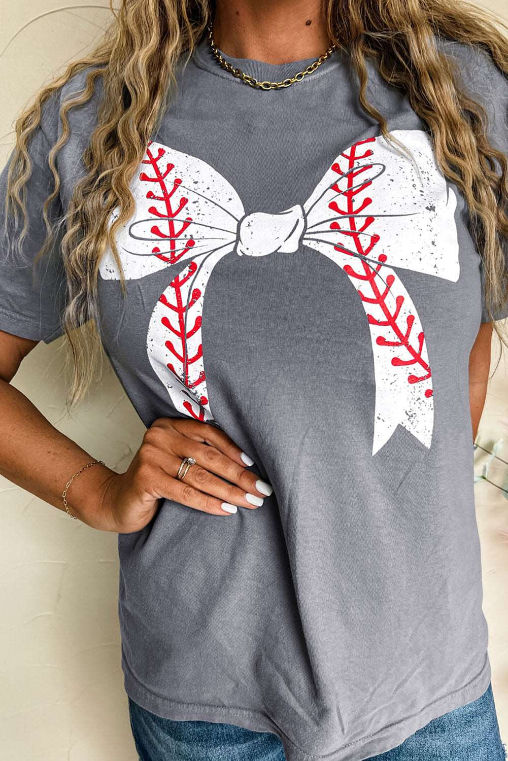 Homerun Babe Bowknot Tee