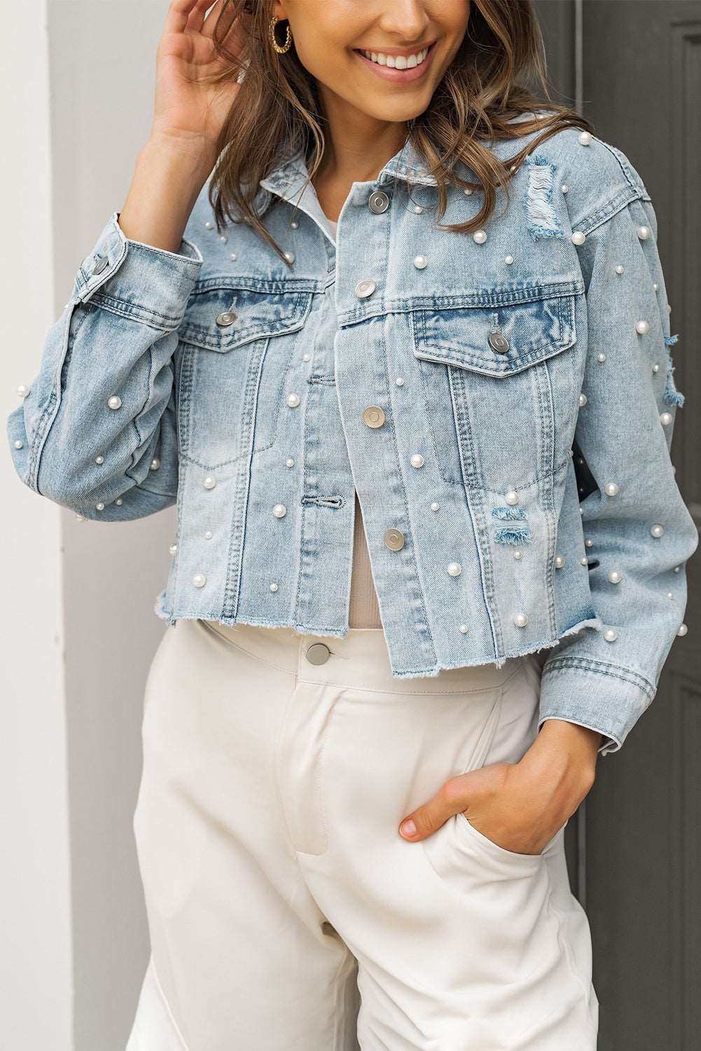 Pearlicious Denim Jacket