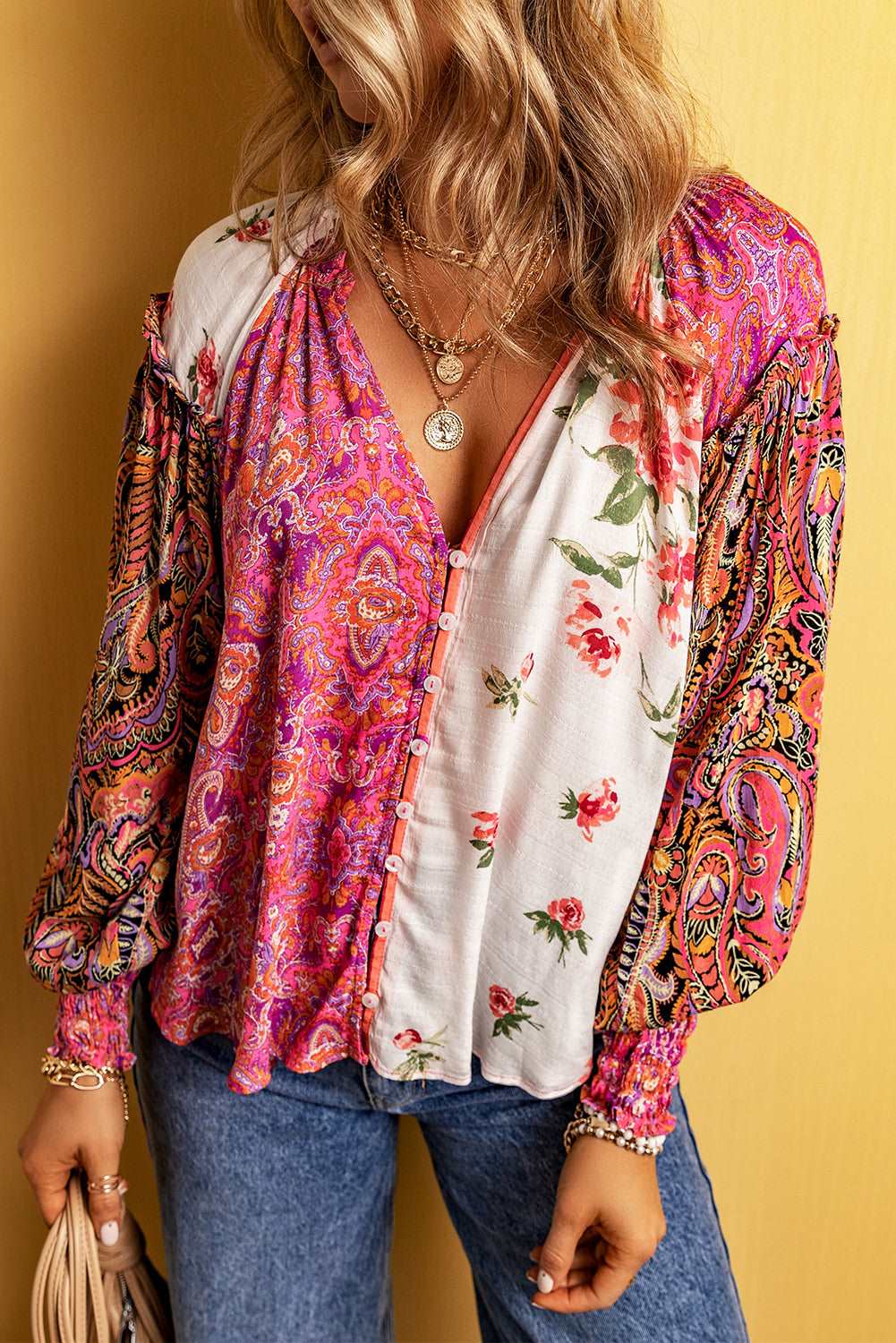 All For Love Floral Blouse