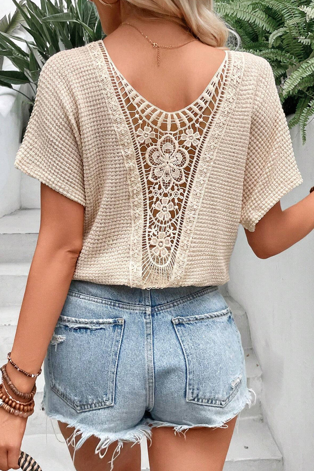 Never Leaving Waffle Knit Top