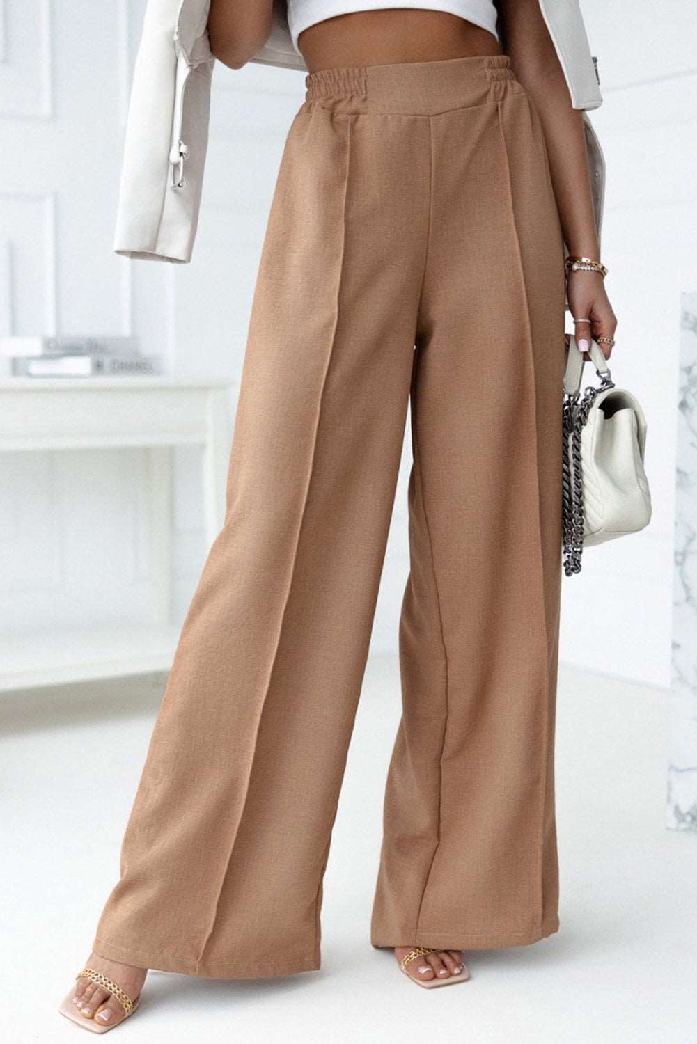 Fancy In Beige Pants