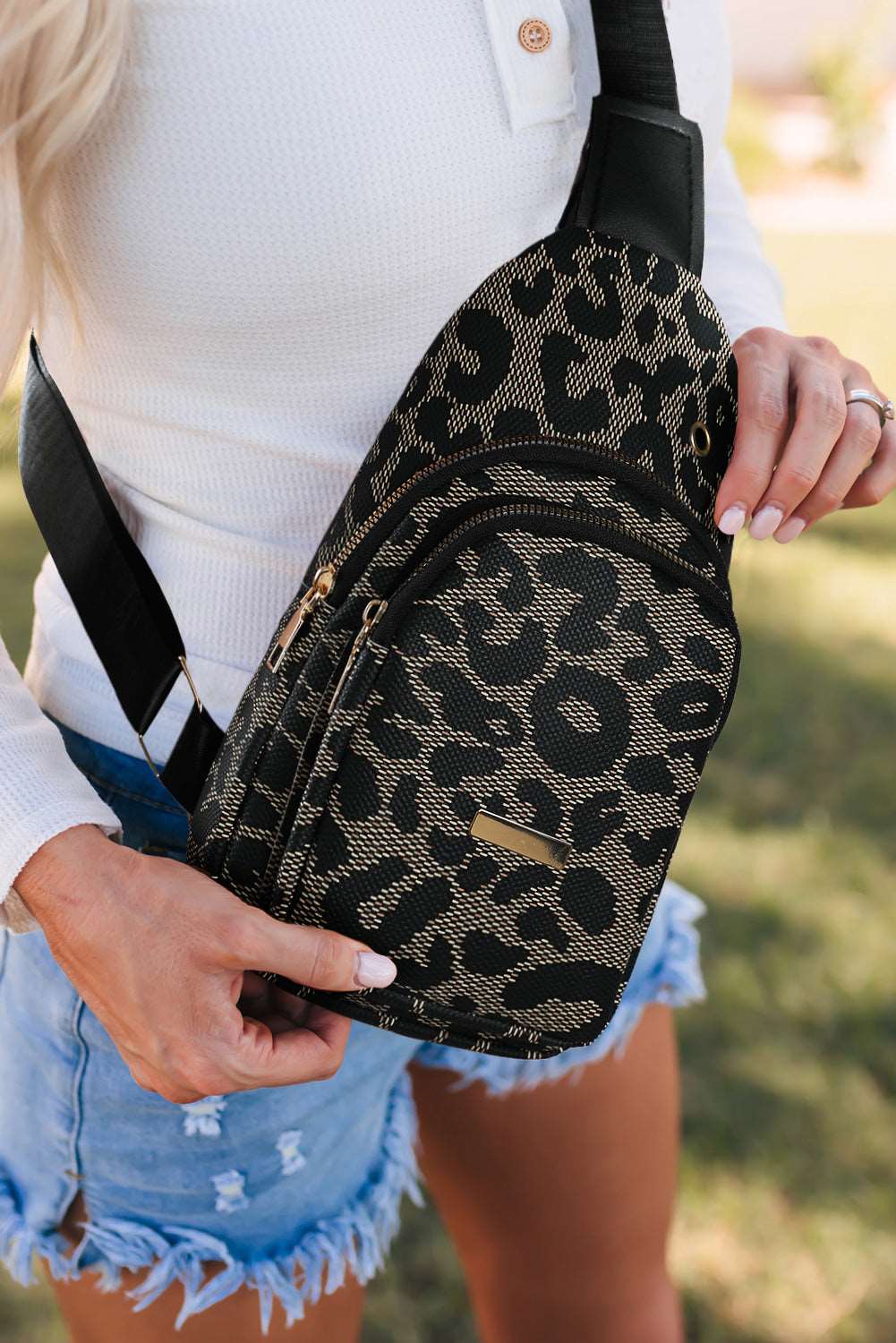 Leopard Sling Bag