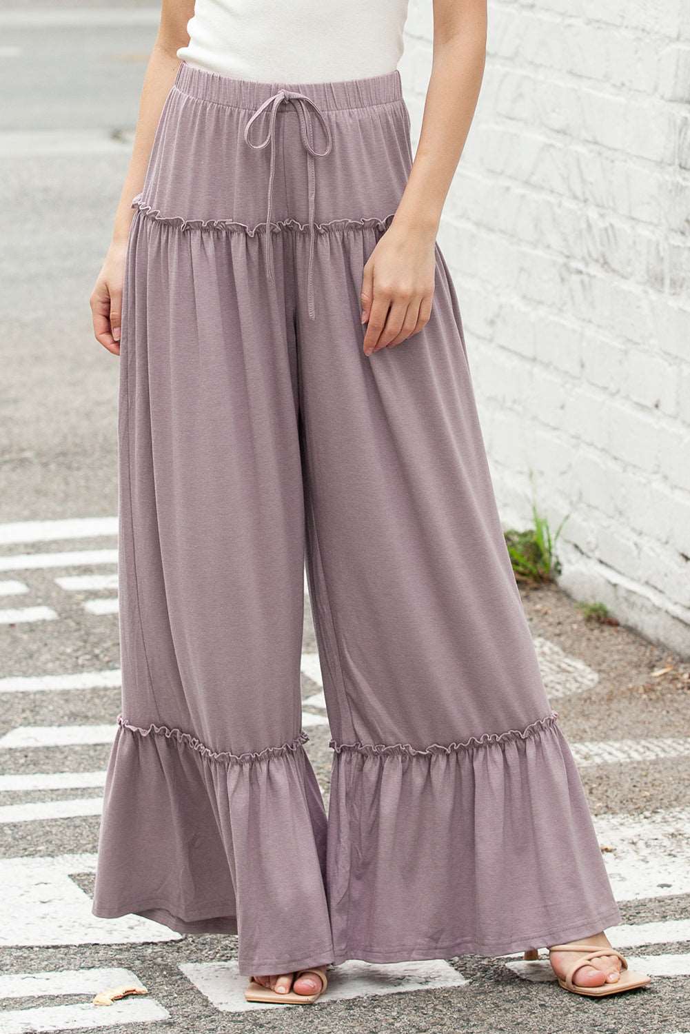 Watching The Sunset High Waist Wide Leg Pants