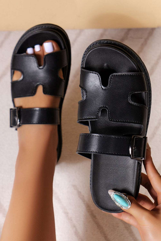 The Haley H Leather Sandal