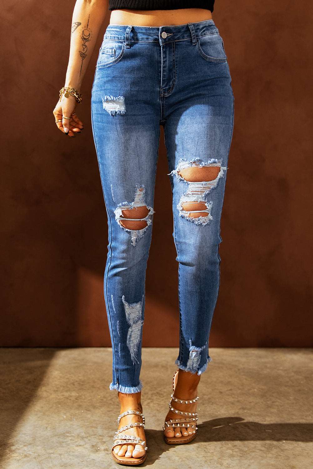 Lucy Distressed  Denim