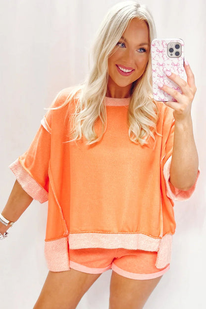 Feeling Extra Cute Oversized Top & Shorts Set