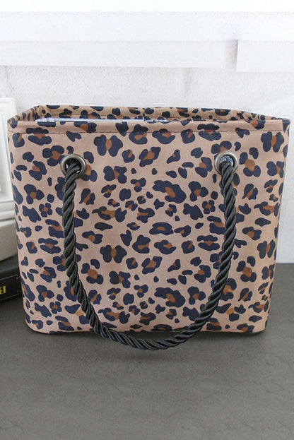 Leopard Canvas Tote