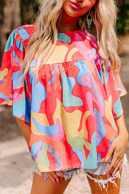 Better With You Abstract Blouse