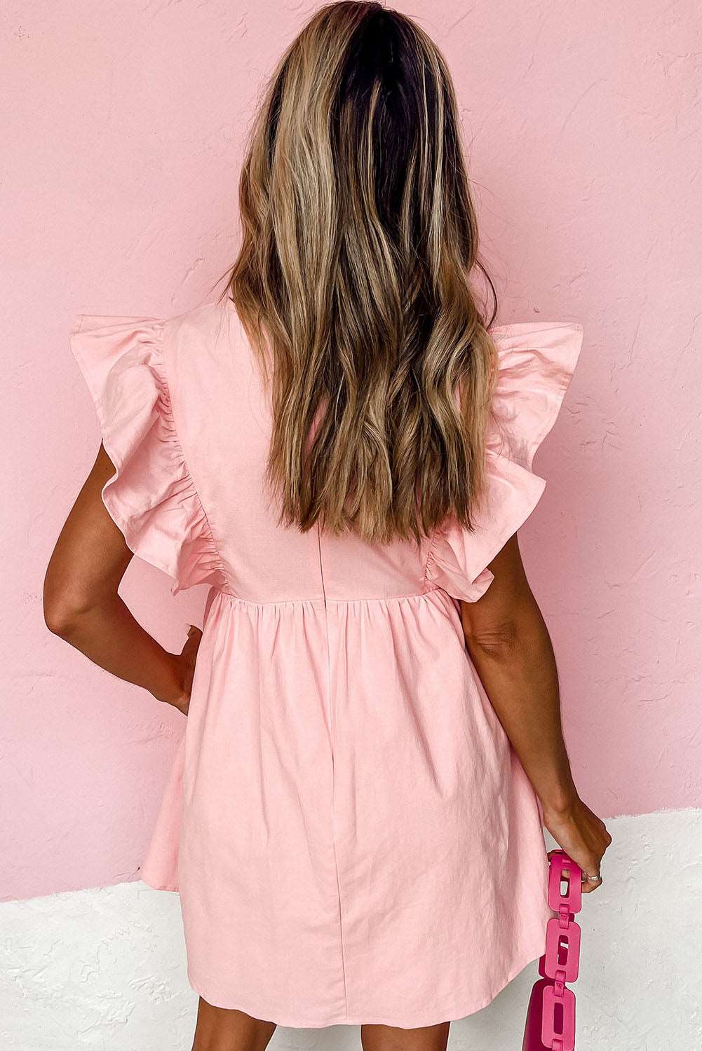 Simply Sweet Pink Babydoll Dress