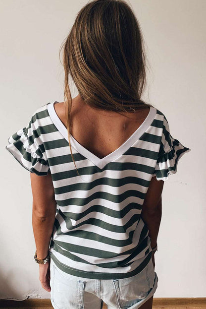 Casual Saturday Striped Top