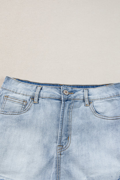 The Anna Raw Edge Jean Shorts