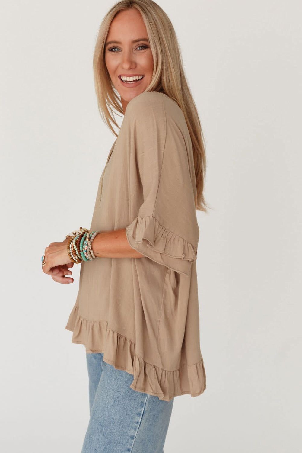 Timeless Moments Ruffle Blouse